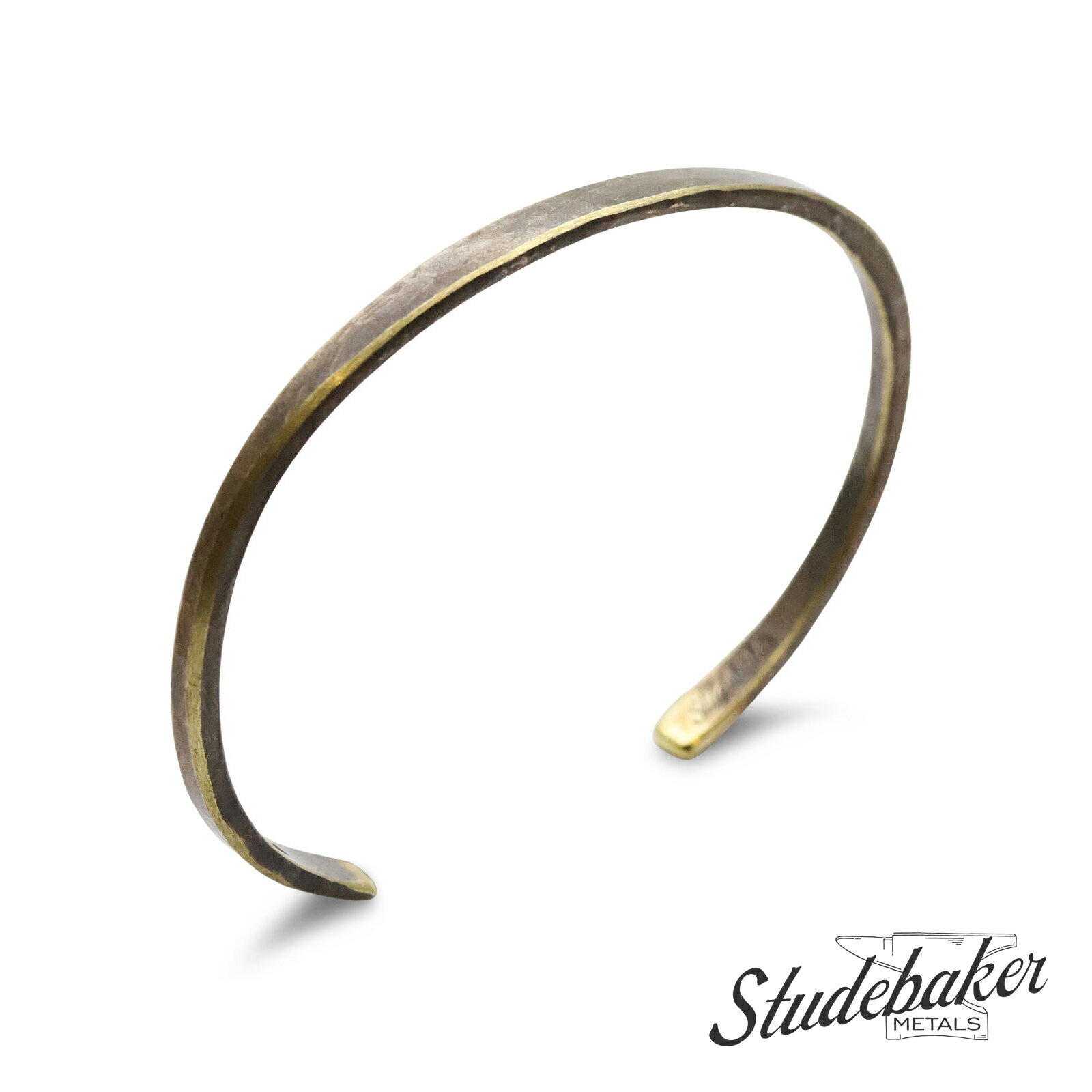 STUDEBAKER METALS スチュードベーカーメタル 【 Fineline WORKSHOP CUFF ( American Brass / Work ...