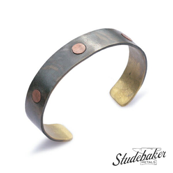 STUDEBAKER METALS スチュードベーカーメタル  バングル ブレスレット ピンク ゴールド ユニセックス 真鍮 銅 金 茶 メンズ レディース 