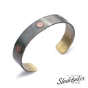 STUDEBAKER METALS スチュードベーカーメタル 【 Three Rivet Cuff ( Brass / Copper ) スリー リベット カフ...