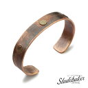 STUDEBAKER METALS スチュードベーカーメタル 【 Three Rivet Cuff ( Copper / Brass ) スリー リベット カフ カッパー ブラス 】[ 正規品 ] バングル ブレスレット アンティーク ピンク ゴールド ユニセックス 真鍮 銅 メンズ レディース 【 送料無料 】