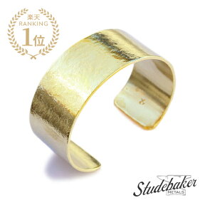 STUDEBAKER METALS スチュードベーカーメタル 【 Broad Cuff 1 Inch ( Shiny ) ブロード カフ ワン インチ シャイニー 】[ 正規品 ] ワイドバングル ブレスレット 幅広 メンズ レディース 【 送料無料 】