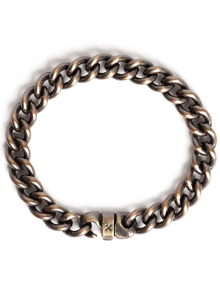 【STUDEBAKER METALS】SIGNATURE BRACELET (BRASS / WORK PATINA)