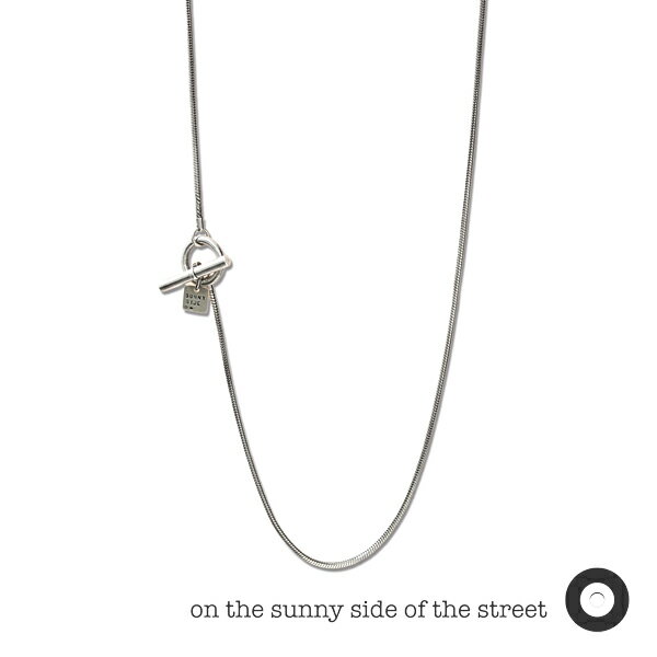 楽天アクセサリー its 12 midnightON THE SUNNY SIDE OF THE STREET オン ザ サニー サイド オブ ザ ストリート 【 2mm Snake Chain Necklace [ 212-108N ] スネークチェーンネックレス 】[ 正規品 ] ネックレスチェーン マンテル Tバー シルバー メンズ レディース ラリエット 人気 ブランド 【 送料無料 】