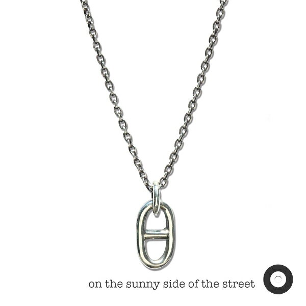 ON THE SUNNY SIDE OF THE STREET オン ザ サニー サイド オブ ザ ストリート 【 Hollow Anchor Chain Long Necklace Silver [212-323N] アンカーチェーン ロング ネックレス シルバー 】[ 正規品 ] ネックレスチェーン メンズ レディース ユニセックス 【 送料無料 】