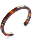 ON THE SUNNY SIDE OF THE STREET オン ザ サニー サイド オブ ザ ストリート 【 6mm Narrow Bangle (Tortoise Shell) ナロー バングル ( トータス シェル ) 】[ 正規品 ] KISSO ダブルネーム ブレスレット プレゼント ユニセックス メンズ レディース