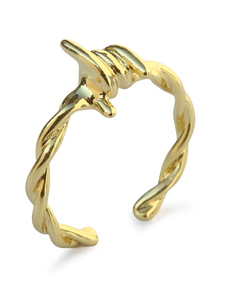 VERAMEAT ߡ  BABY BARBED ADJUSTABLE RING ( GOLD BRASS )  ɥ֥饹 [  ]  ɥ顼 ڥ ץ쥼 ե ˥å  ǥ ͵ ֥ 奢 եޥ  ̵ 