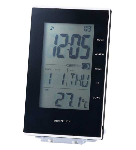 タッチパネル式電波時計 6156