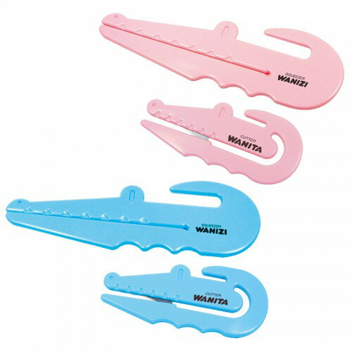 開封カッター&スクイーザー わに兄弟セット