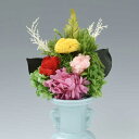 【送料無料】プリザーブドフラワー製 お仏壇向け飾り花(鴇紅梅)H19-572