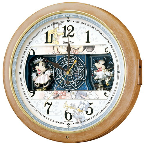 【SEIKO】セイコー Disney　ディズニー　ミッキー＆フレンズ メロディ電波掛時計 F...