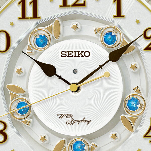 【SEIKO】 セイコー 電波掛時計ウエーブシンフォニー RE581B [2]