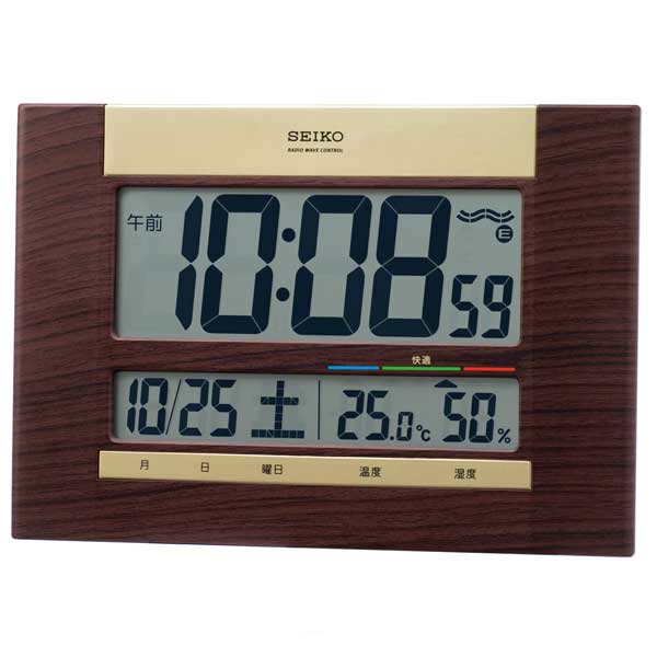 Watches - 【SEIKO】 セイコー 掛置兼用デジタル時計（快適度表示つき）SQ440B