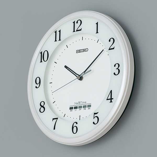 【SEIKO】 セイコー ネクスタイム電波掛時計 ZS255W 2