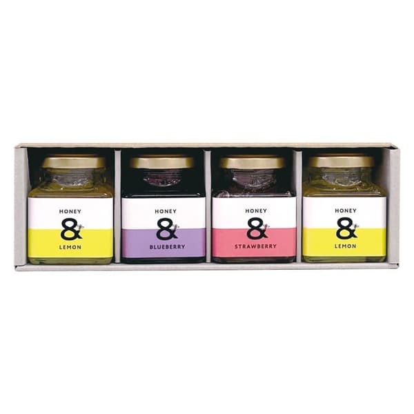 　　☆☆☆ 商品詳細 ☆☆☆ ●無地箱入／約226×72×57mm ●内容／ブルーベリー（95g）・ストロベリー（95g）×各1、レモン（95g）×2