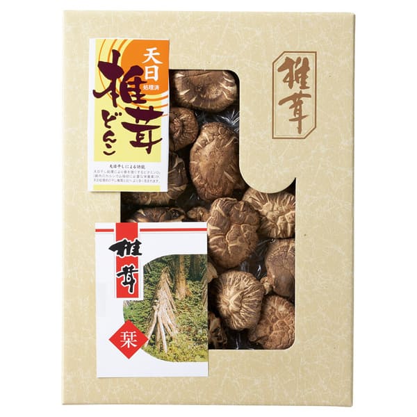 　　☆☆☆ 商品詳細 ☆☆☆ ●化粧箱入／約355×265×60mm ●内容／九州産天日処理どんこ椎茸（150g）×1