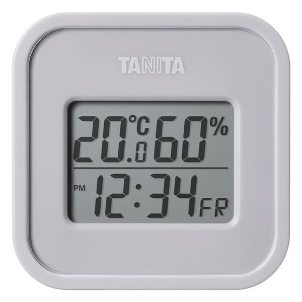 乐天商城 - タニタ デジタル温湿度計（小型）TT-588-GY