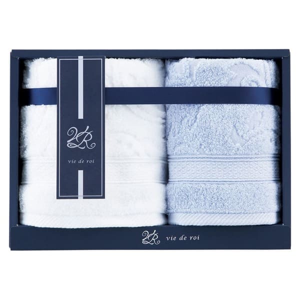 Face Towel - vie de roi 今治タオルオーヴ フェイス1P・ウォッシュタオル1P 10-1119030