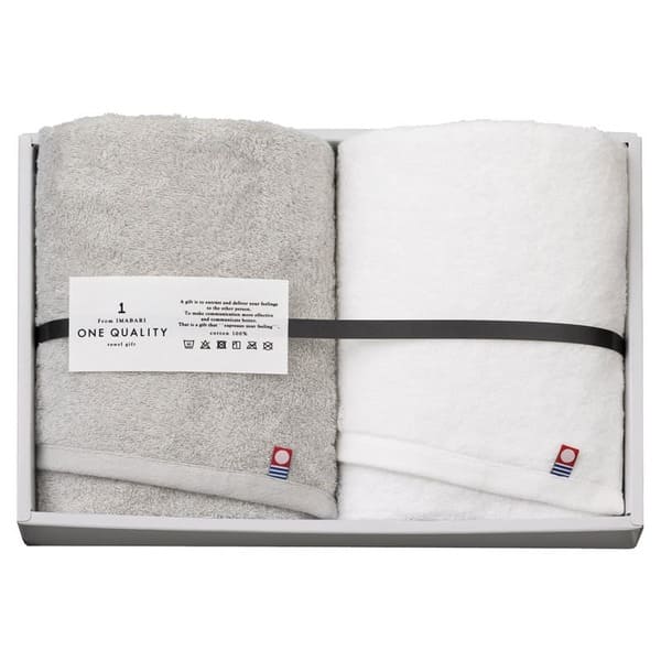 Rakuten - 今治タオル ONE QUALITY フェイスタオル2P Q-88255