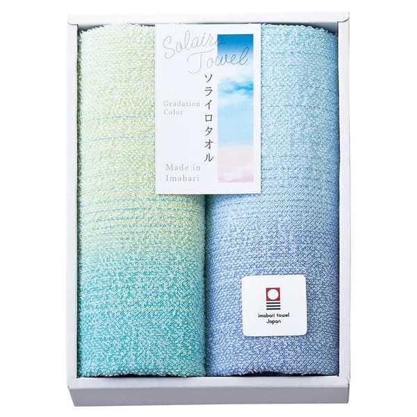 Solairo Towel（ソライロタオル） 今治産タオル フェイスタオル2P SO2062BL