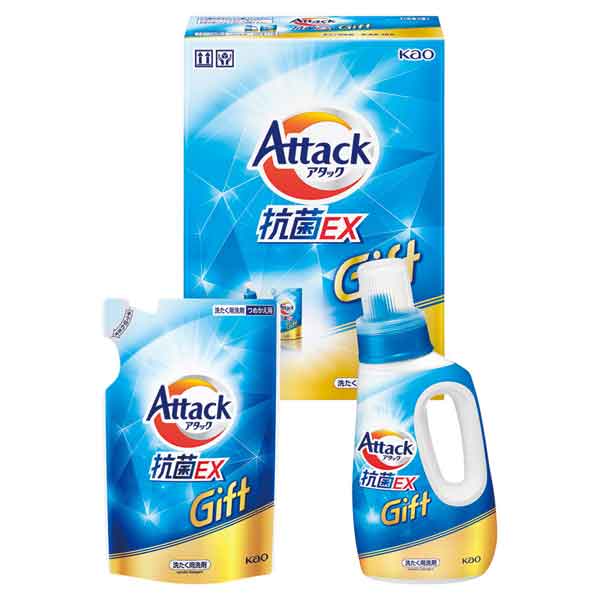乐天商城 - 花王 アタック抗菌EXギフト K・AR-10A