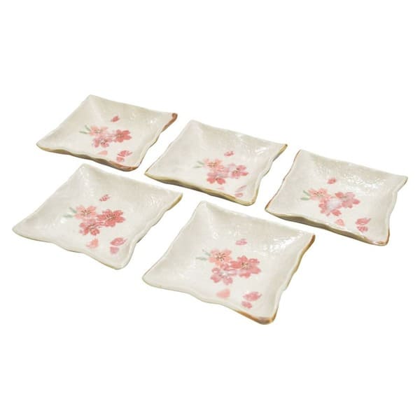乐天商城 - 春うらら 銘々皿揃 MGH0830-6　6086-05