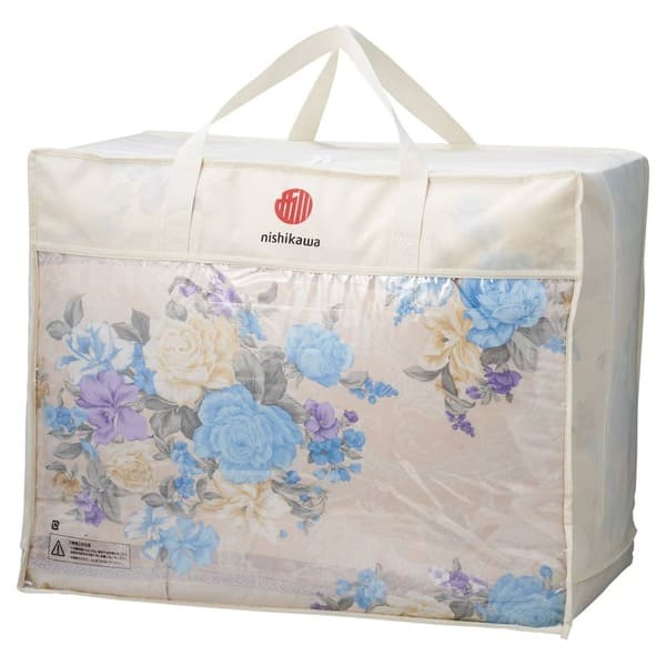 nishikawa 羽毛掛けふとん サックス