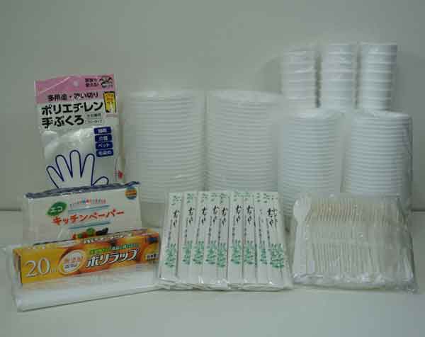 Rakuten - 非常用簡易食器セット50人用 HKS-50