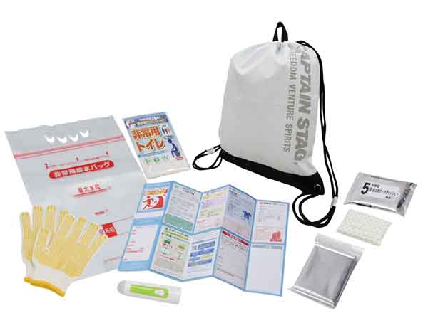 ナップサック防災セット9点 NS25-9