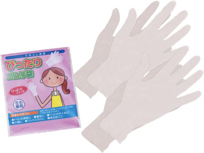 ぴったりゴム手袋4枚入 PG-4