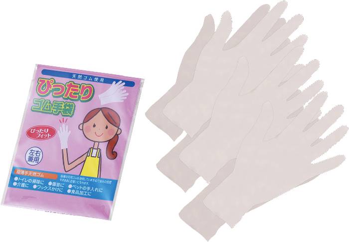 ぴったりゴム手袋6枚入 PG-6