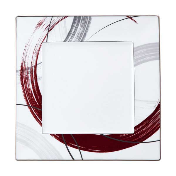 【NARUMI】【ナルミ】 ボーンチャイナ 24cmスクエアリムプレート 51101-5599