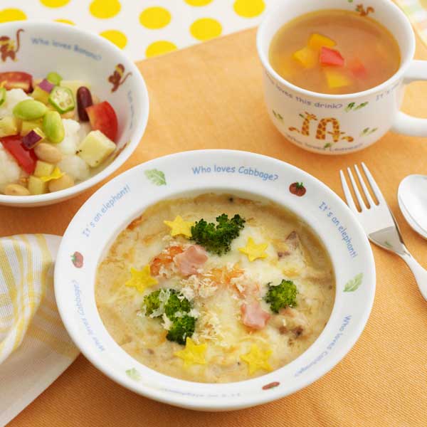 【NARUMI】 【ナルミ】 子供食器 みんなでたべよっ！ ポリッジボウル 40433-1013