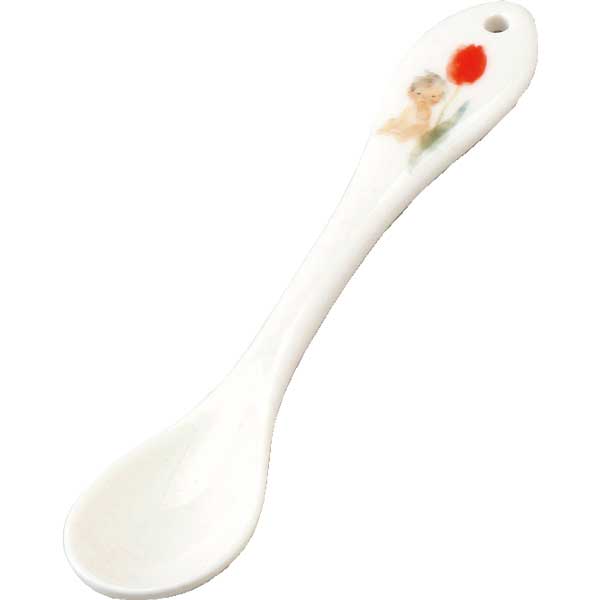【NARUMI】 【ナルミ】 ボーンチャイナ いわさきちひろ 陶製スプーン チューリップとあかちゃん 50428-33101