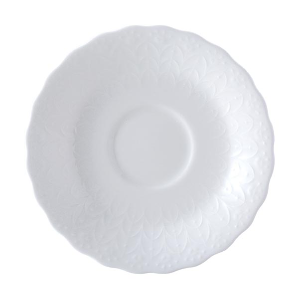 【NARUMI】 【ナルミ】 ボーンチャイナ シルキーホワイト ティー・コーヒーソーサー 9968-1530p