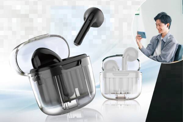 ハック ワイヤレスイヤフォン モノクリア（色指定不可）3905A