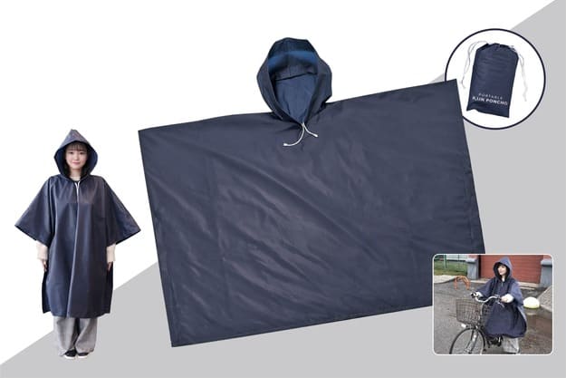 　　☆☆☆ 商品詳細 ☆☆☆ ●商品サイズ／着丈102cm、幅127cm ●袋サイズ／約W12×D3×H24cm ●重量／約140g ●材質／CPE・PP・ナイロン ※専用収納袋付き