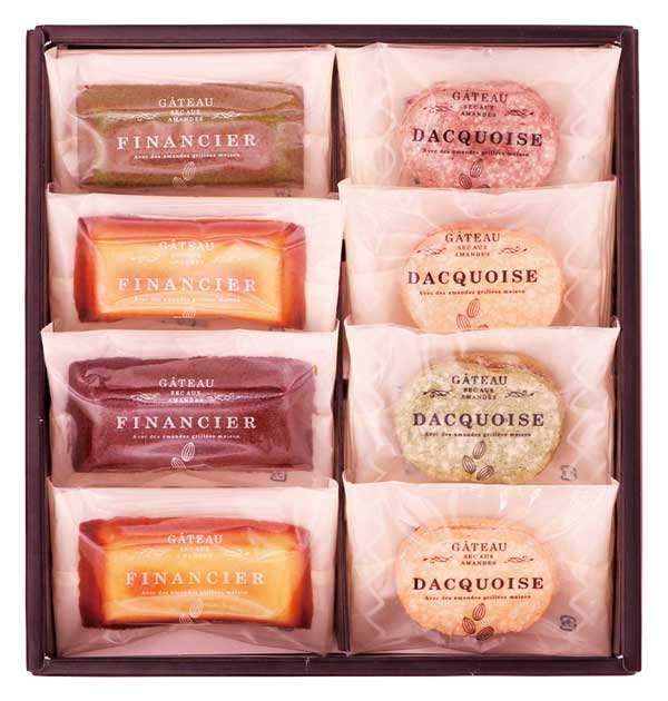 井桁堂 自家挽きアーモンドのガトーセレクション 8個入 10号