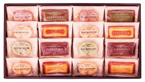 井桁堂 自家挽きアーモンドのガトーセレクション16個入 20号