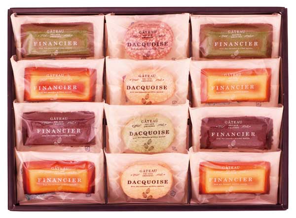 井桁堂 自家挽きアーモンドのガトーセレクション12個入 15号