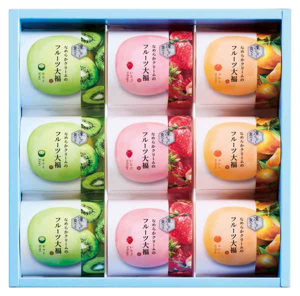 　　☆☆☆ 商品詳細 ☆☆☆ ●セット内容／いちご99g・みかん99g・キウイ99g×各3 ●賞味期限／製造後120日 ●箱サイズ／233×241×51mm ●アレルゲン／乳・大豆・キウイフルーツ