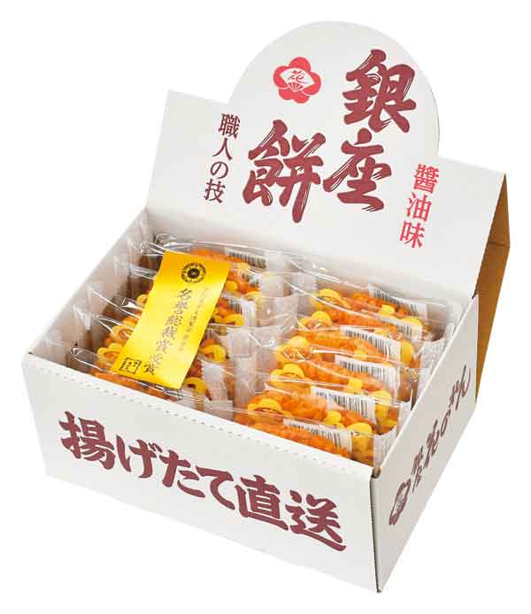 乐天商城 - 銀座花のれん 銀座餅 醤油味 12枚