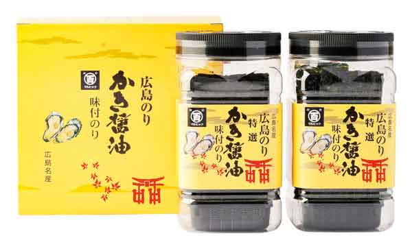 味付海苔 - 特選かき醤油味付のり2本入 特かき-10H