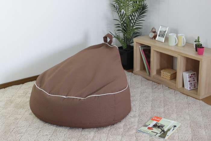 ワッフル 洋梨ジャンボビーズクッション [3]