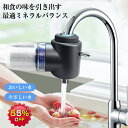 【★楽天スーパーSALE限定 半額以下 ★】蛇口直結型浄水器 マイクロバブル 浄水器 蛇口 蛇口用浄水器 専用カートリッジ1個付き 小型 コンパクト 高性能 濾過 節水 飲水 家庭用 キッチン 浄水 健康 おいしい水 取付簡単 電源不要 レビュー特典付き