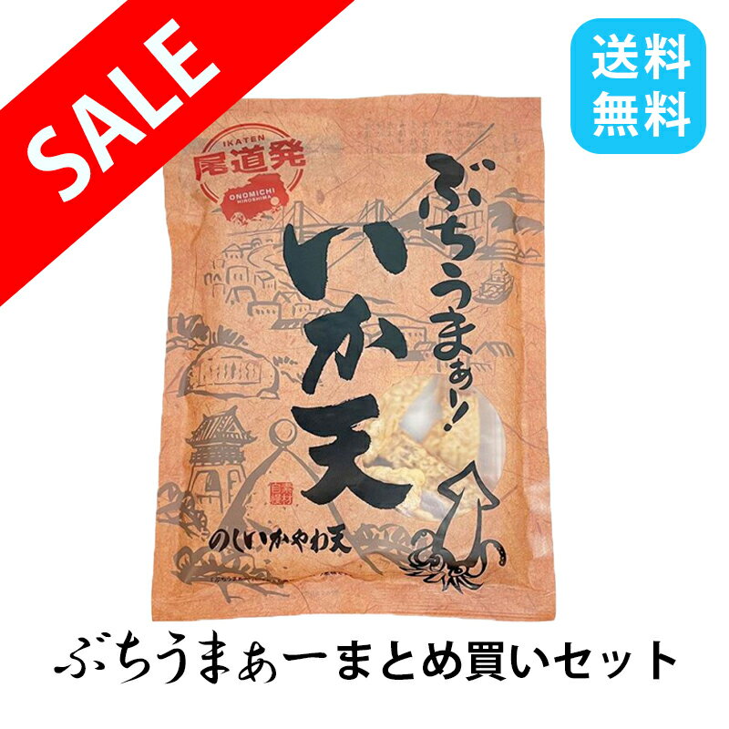 【訳ありセール】賞味期限：2025/12/06 ぶちうま いか天 65g 選べる個数 瀬戸内 広島  ...