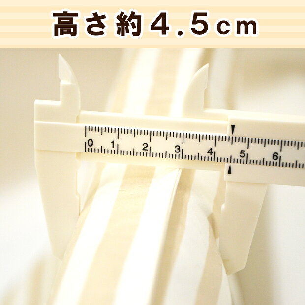 低い枕 43×63cm ダウン50％ フェザー50％ 枕 低め 5センチ 羽毛 枕 低い 綿100％ 薄型 薄い 肩こりに 女性 ピロー まくら 軽量 すごく低い 超低い 低めの 薄め ひくい 高さ ロー パット 4.5センチ ストレートネック ボーダー ボーダーピロー (3)