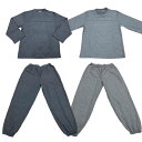 ルームウェア 上下セット 綿混 薄手 部屋着 パジャマ スウェット 無地 寝巻き 就寝着 リラクシング ウェア ユニセックス 男女兼用 大きめ 大きいサイズ ゆったりサイズ