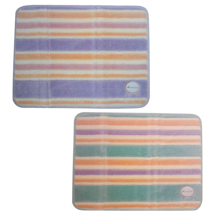 ELLE MAISON エルメゾン バスマット 60×45cm アクリル100％ ELLEMAISON 西川 バスマット おしゃれ　かわいい 足ふきマット 湯上り 風呂場 脱衣所 洗面所 昭和西川