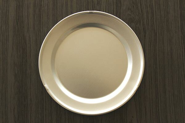 浅皿 (パン皿)18cm【 シルバー /訳あり...の紹介画像3