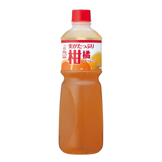 実がたっぷり柑橘ドレッシング 1L ケンコーマヨネーズ